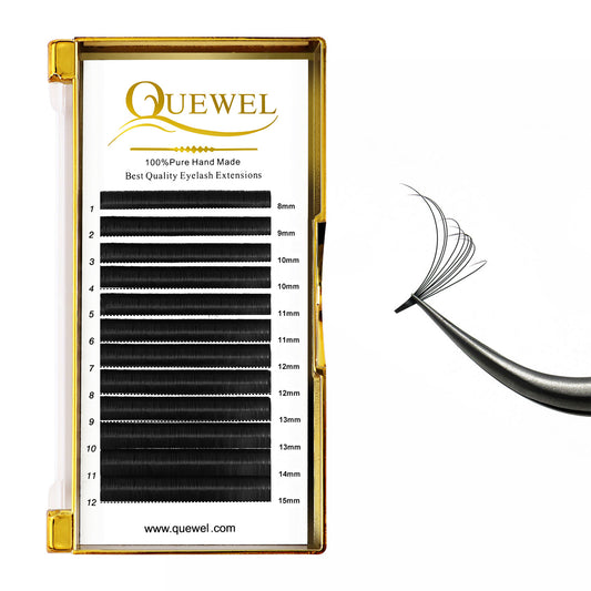 Quewel easy fan lashes -- Golden tray