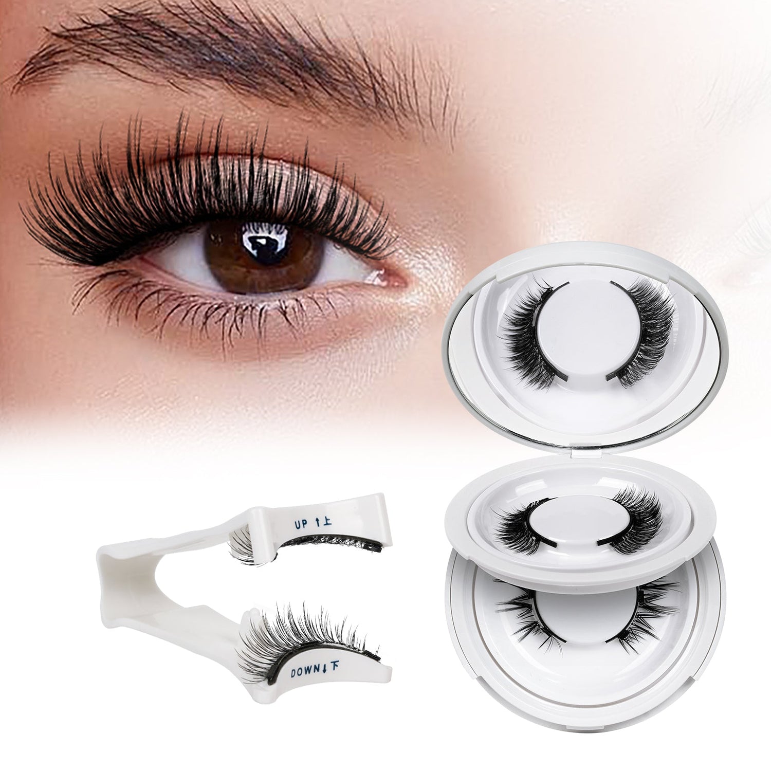 Magnetic Eyelashes with Applicator