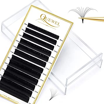 0.03 QUEWEL Easy Fan Volume Lash Extensions