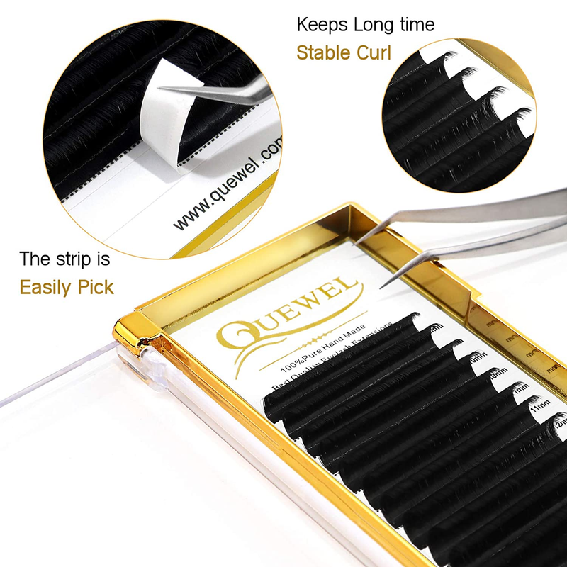 Quewel easy fan lashes -- Golden tray