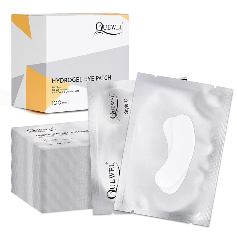 QUEWEL 100 Pairs Eyepads Eyelash Extensions
